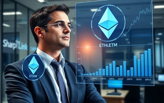 Joseph Chalom, former BlackRock executive, spearheads SharpLink's Ethereum treasury expansion, signaling a new era for institutional crypto adoption.