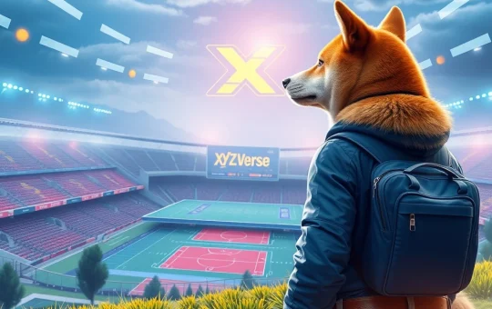 A successful SHIB investor transitioning funds to a new sports crypto project, XYZVerse, symbolizing a strategic market shift.