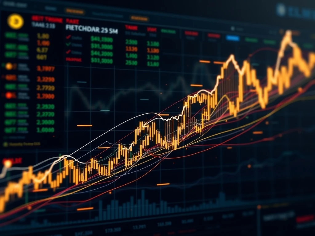A vibrant digital graph illustrating the dramatic SLF token crypto price surge, symbolizing market volatility and investor interest.