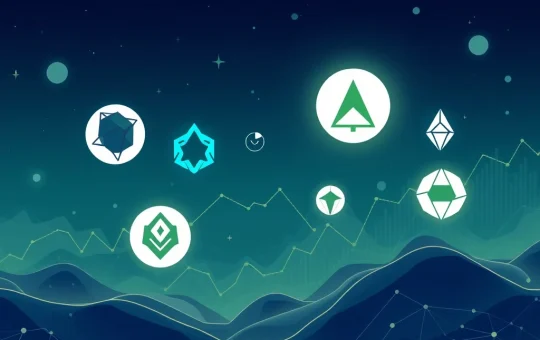 A visual metaphor for smart cryptocurrency to buy, depicting stability and growth amidst dynamic crypto market shifts.