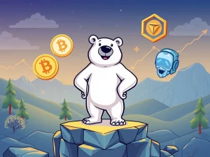 An exciting visual representing Arctic Pablo Coin's explosive growth, Bonk's community strength, and Turbo Crypto's unique AI appeal within the dynamic Solana News Today market.