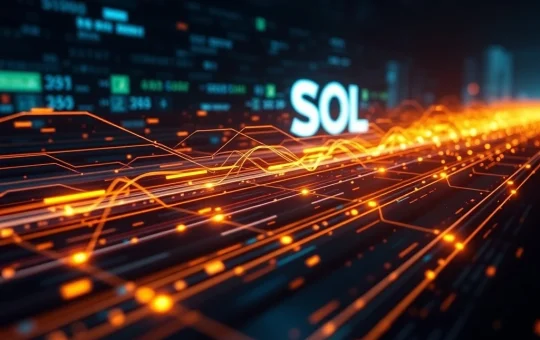 Visualizing Solana's network expansion and enhanced scalability after its block size increase.