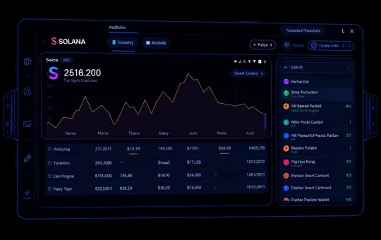 Solana blockchain explorer interface showing transaction details for on-chain due diligence