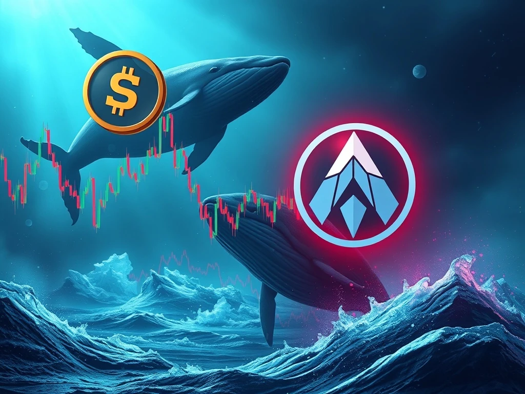 Solana Bonk token price crash with whale activity causing market uncertainty