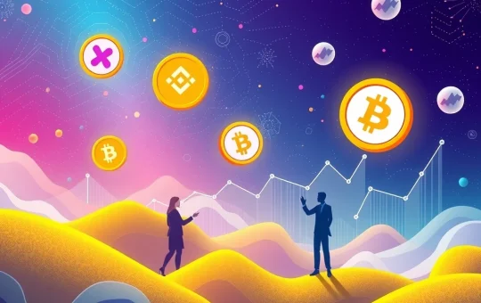 Charts showing high positive crypto sentiment for Solana, Binance Coin, and KAITO, driven by institutional interest and technological advancements.
