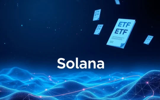 Solana ETF filing by Cboe for Invesco Galaxy, showcasing regulatory progress.
