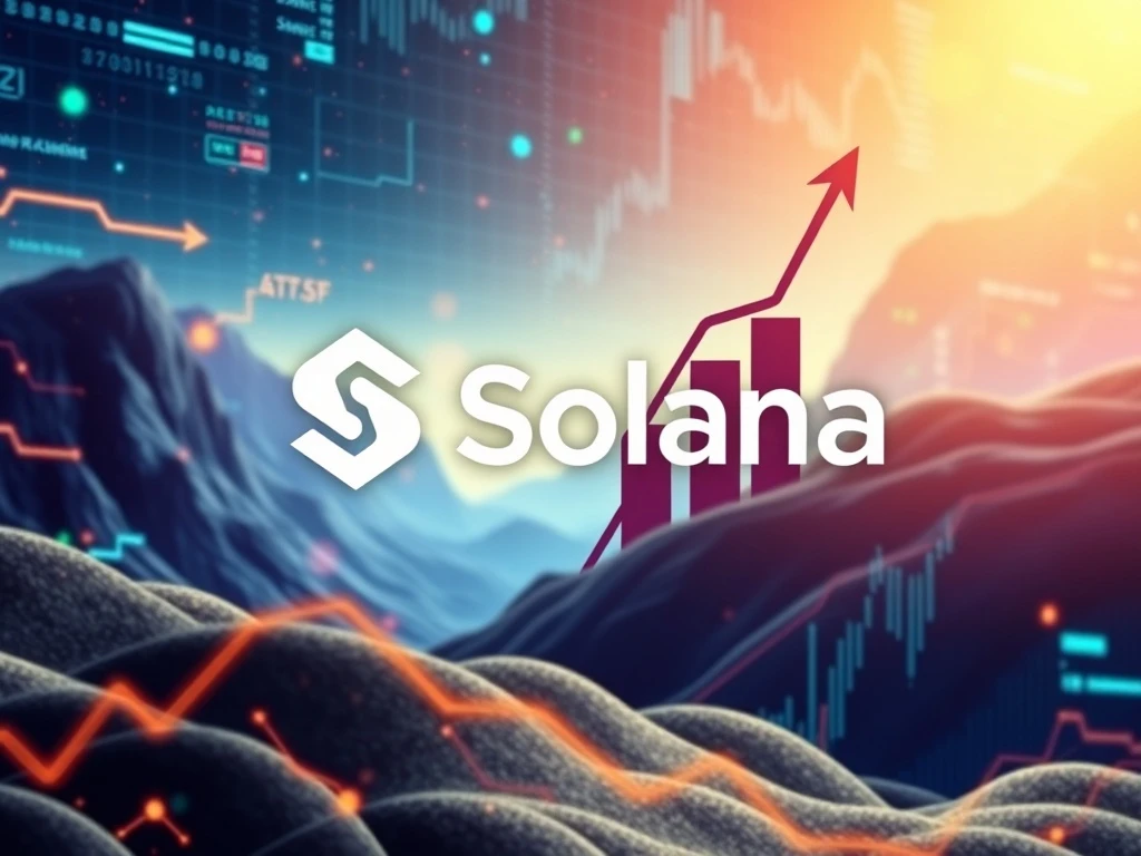 A visual representation of significant Solana ETF inflows, indicating strong Solana investor interest and growth in the crypto market.