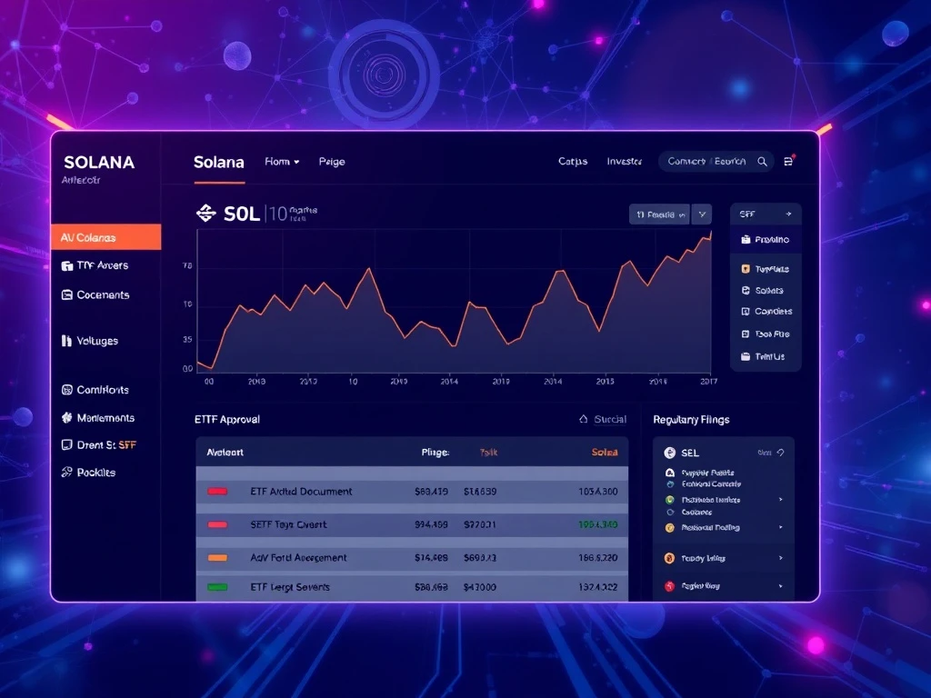 Solana ETF approval process and SEC regulatory scrutiny