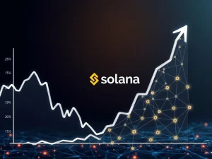 Depicts Asymmetric Financial's pivot from financial losses to robust Solana infrastructure investments, symbolizing strategic change.