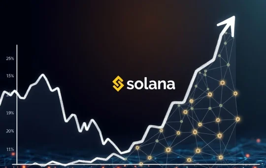 Depicts Asymmetric Financial's pivot from financial losses to robust Solana infrastructure investments, symbolizing strategic change.