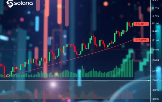Solana Name Service (FIDAUSDT) trading chart with key indicators for market analysis