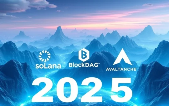 Solana news highlights BlockDAG and Avalanche surging in the 2025 crypto market