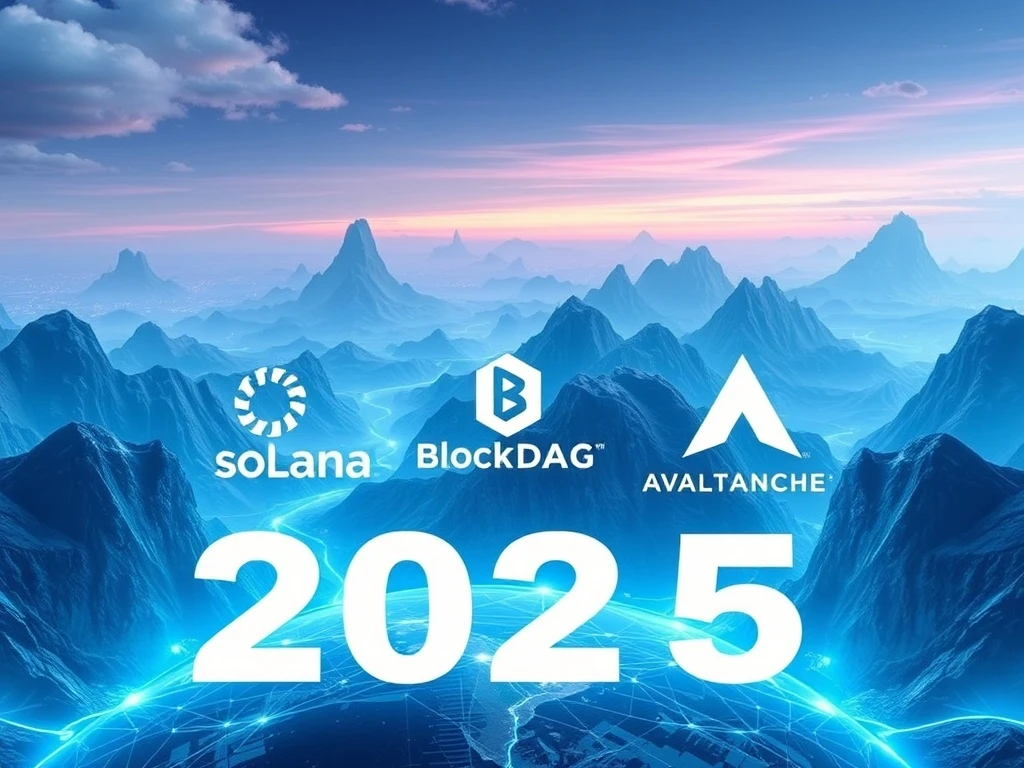 Solana news highlights BlockDAG and Avalanche surging in the 2025 crypto market