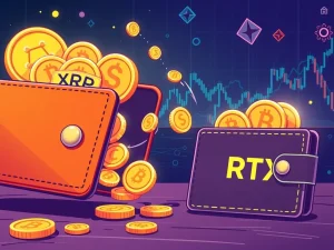 Crypto wallets shifting capital from XRP and SOL to RTX in a utility-driven market
