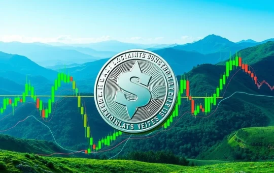 A vibrant chart illustrating Solana's recent price surge, highlighting key technical indicators for SOLUSDT market analysis.