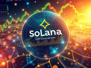 Solana price prediction showing potential growth to $300 by 2025 or 2026