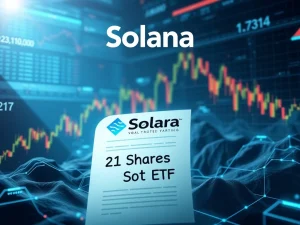 Solana cryptocurrency market trends and 21Shares Spot ETF filing