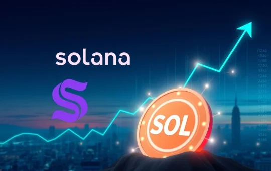 Visualizing the revolutionary Solana Staking ETF, showing digital assets growing with staking rewards.