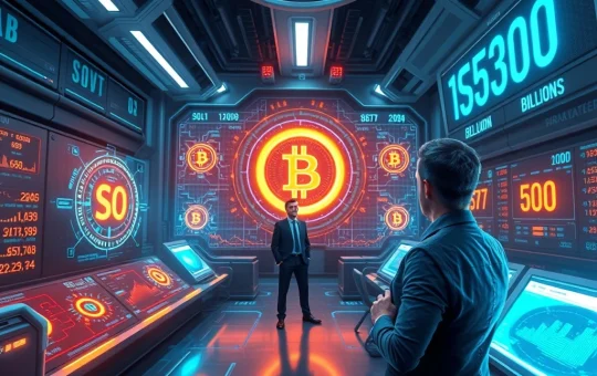 A digital representation of Joe McCann's Accelerate aiming for significant Solana treasury management, symbolizing growth and institutional investment in crypto.