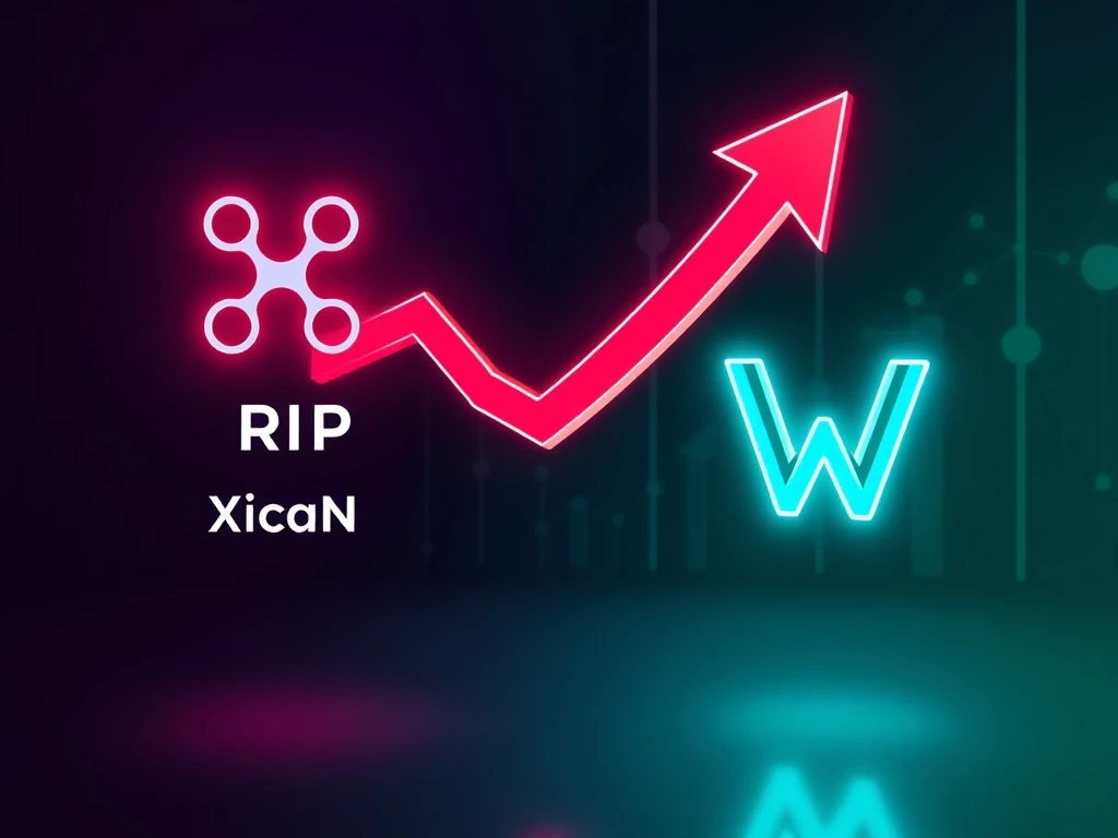 A visual depicting the current Solana news today, showing a shift in crypto investments from XRP and Solana towards the promising WeWake presale.