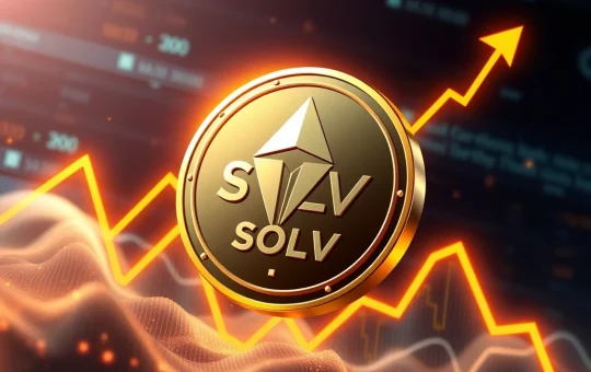 SOLV cryptocurrency token showing strong price surge and market momentum