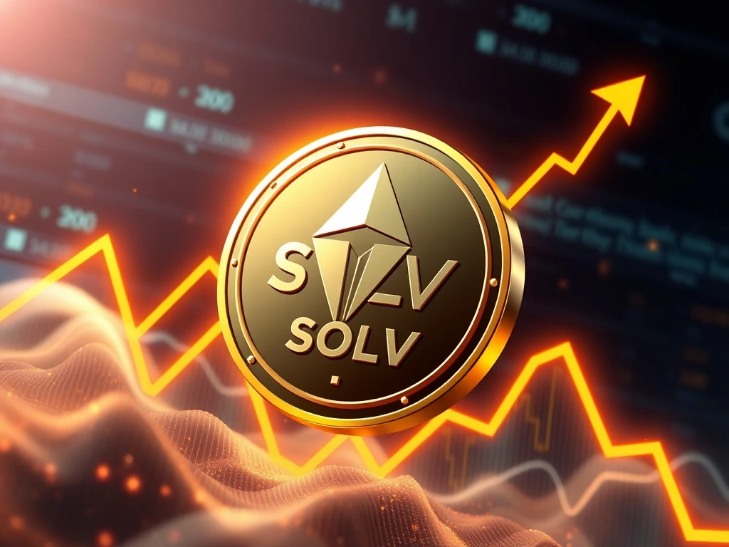 SOLV cryptocurrency token showing strong price surge and market momentum