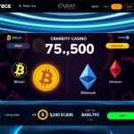 Spartans crypto casino interface with fast transactions and popular cryptocurrencies