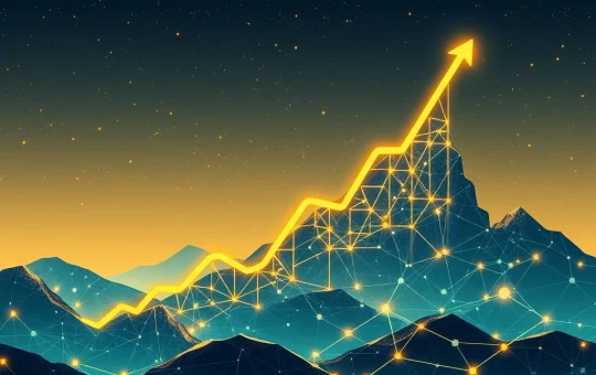 A visual representation of SPK cryptocurrency's impressive growth trajectory, highlighting the impact of strategic partnerships and new product launches.