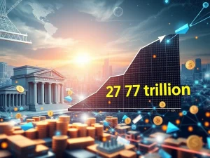 Chart showing stablecoins transaction volume surpassing traditional payment networks, illustrating the surge in TradFi adoption.