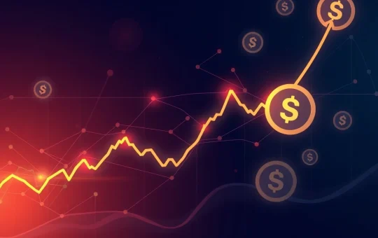 Chart showing Stellar Lumens (XLM) price volatility with signs of a potential rebound fueled by growing network activity.
