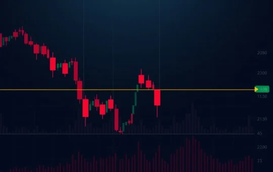 Stellar XLM price chart showing bearish momentum and 10-day SMA breakdown