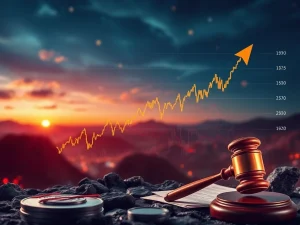 Visualizing the extreme volatility and regulatory impact on Security Token Offerings (STOs) in the digital asset market.