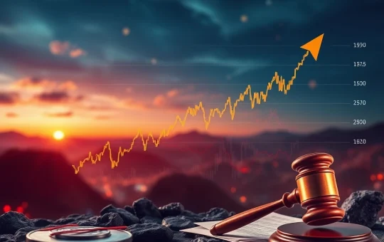 Visualizing the extreme volatility and regulatory impact on Security Token Offerings (STOs) in the digital asset market.