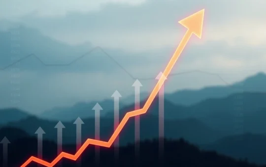 A volatile STO price chart showing a dramatic plunge, symbolizing market uncertainty and the sharp crypto volatility.