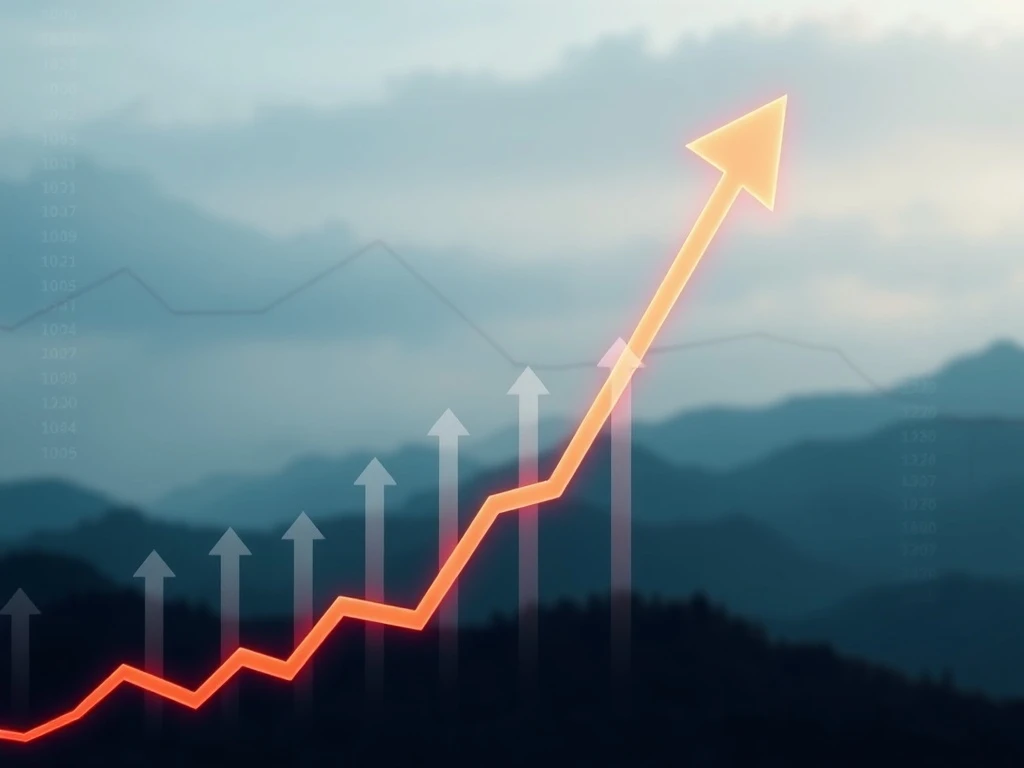 A volatile STO price chart showing a dramatic plunge, symbolizing market uncertainty and the sharp crypto volatility.