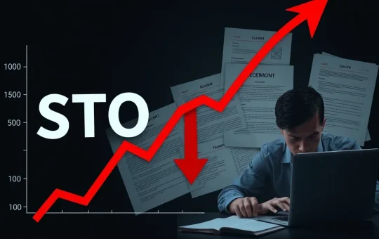 STO token price crashing amid regulatory scrutiny and market volatility
