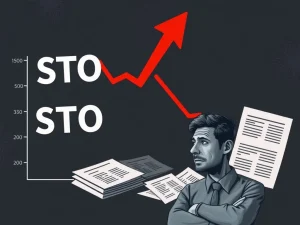 STO token price crashing amid regulatory scrutiny and market panic