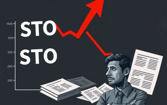 STO token price crashing amid regulatory scrutiny and market panic
