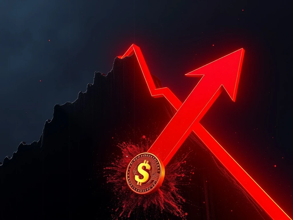 STO token experiences extreme volatility with a sharp price drop.