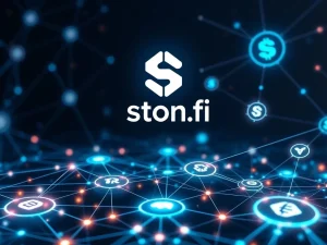 STON.fi TON DeFi ecosystem funding announcement with Ribbit Capital and CoinFund