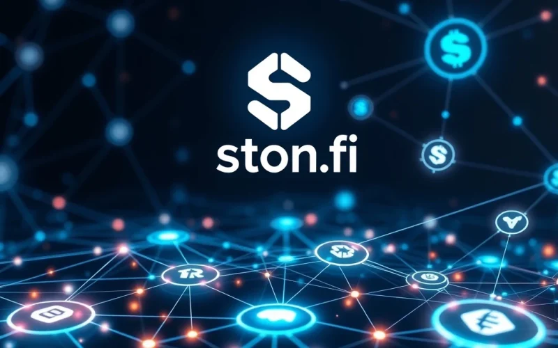 STON.fi TON DeFi ecosystem funding announcement with Ribbit Capital and CoinFund