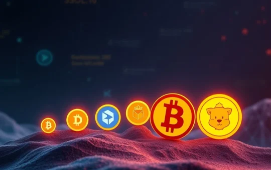 Sub-$0.10 tokens rise, symbolizing their potential to challenge Solana and Dogecoin in the crypto market.