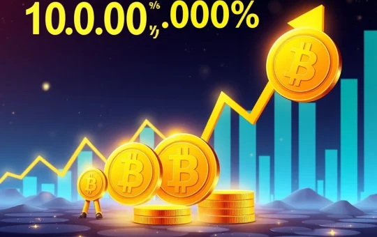 Visualizing the explosive growth potential of sub-$0.01 cryptocurrencies like LILPEPE, PEPE, and FLOKI aiming for 10,000% gains.