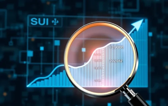 A compelling SUI crypto price chart showing strong bullish momentum, indicating a prime investment opportunity for investors.