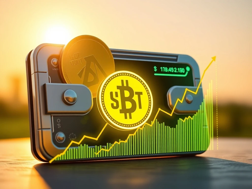 SunnyMining passive income with USDC, USDT, and DAI stablecoins