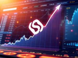Syn (SYN) cryptocurrency surges amid market volatility with a dramatic price increase.