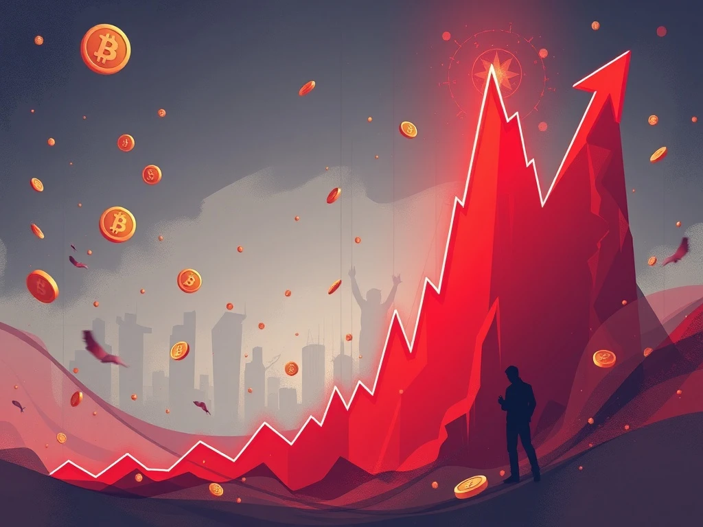 SYRUP crypto price chart showing a shocking short-term decline amidst extreme market volatility, highlighting investor caution.