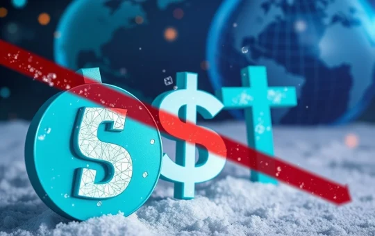 Visualizing a digital lock on USDT tokens, symbolizing the decisive Tether freeze against terror financing networks.