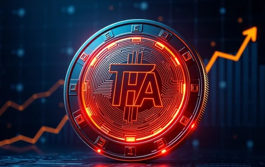 TIA cryptocurrency token showing explosive growth on blockchain network