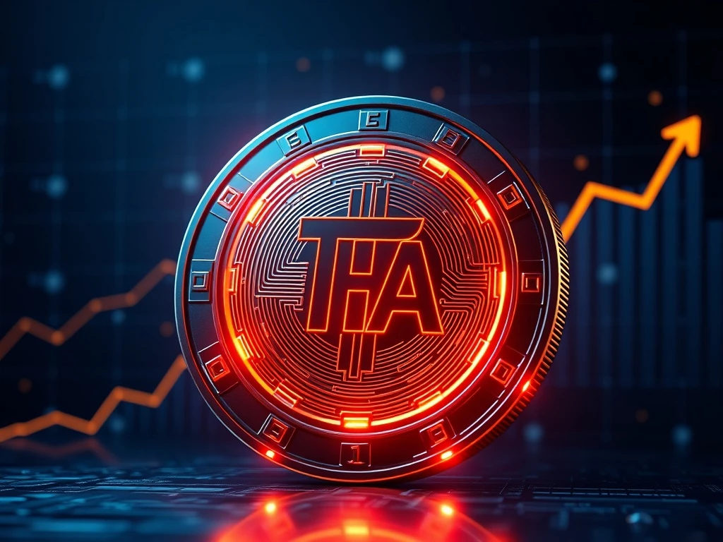 TIA cryptocurrency token showing explosive growth on blockchain network